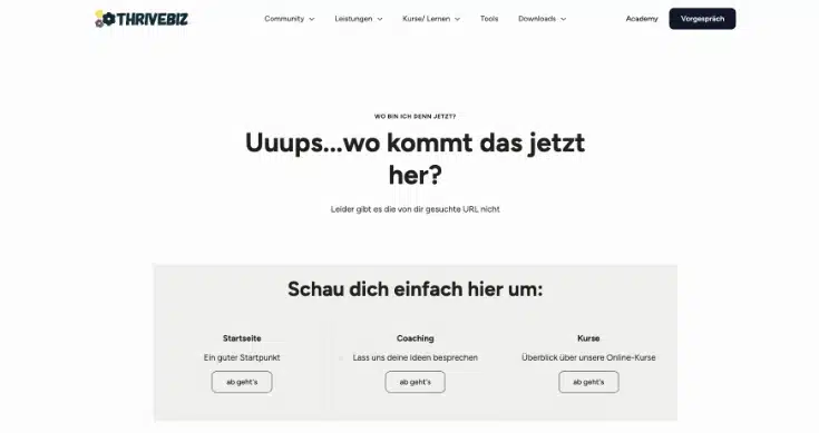 404-Fehlerseite