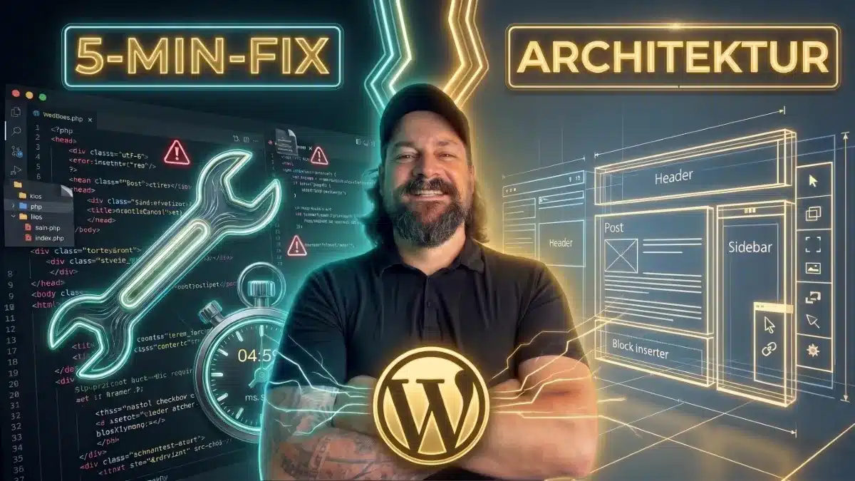 WordPress-Probleme einordnen – Fix oder Architekturproblem